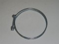 70 Lower Fuel Filler Hose Clamp W/ California Emissions, Replated