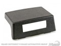 87-93 Console Delete Plate Blk